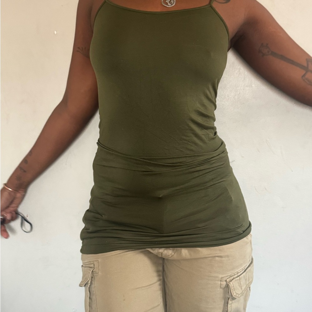 Olive Green Women's Camisole Top